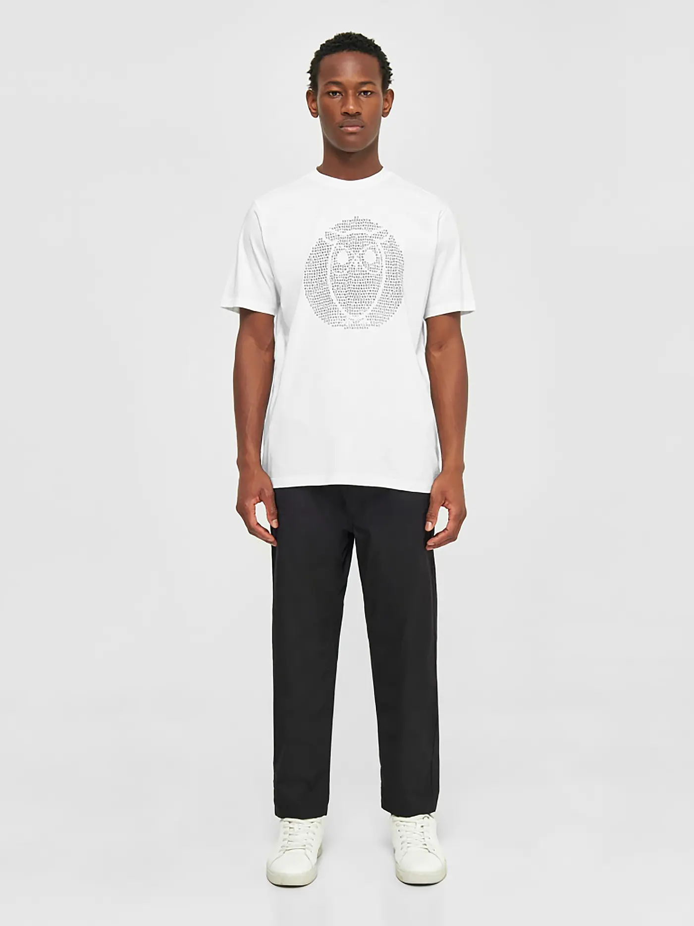 KNOWLEDGE COTTON APPAREL | T-Shirt OWL | weiss